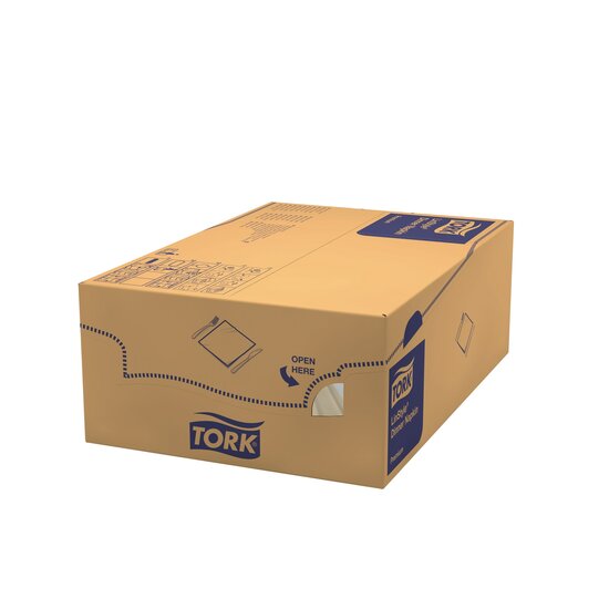 Tork Linstyle Servet Premium 1/4 vouw 1-Laags Cr&ecirc;me 39X39Cm, 12x50st, 600st/doos
