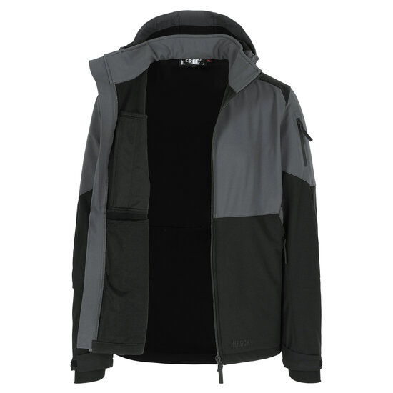 Herock Ragnar Softshell Jas Antraciet/Zwart