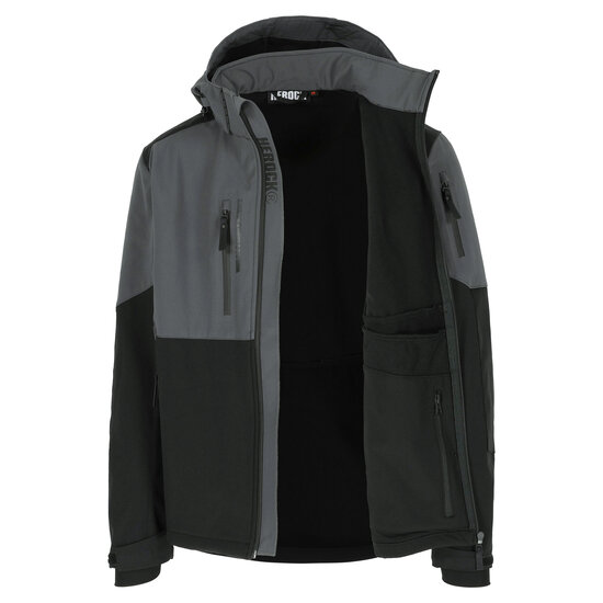 Herock Ragnar Softshell Jas Antraciet/Zwart