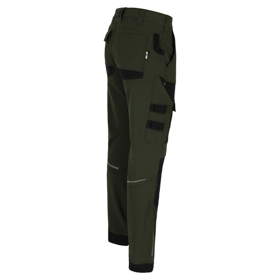Herock Faro Broek Donker Kaki/Zwart