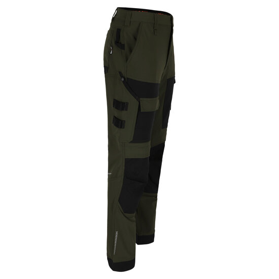 Herock Faro Broek Donker Kaki/Zwart