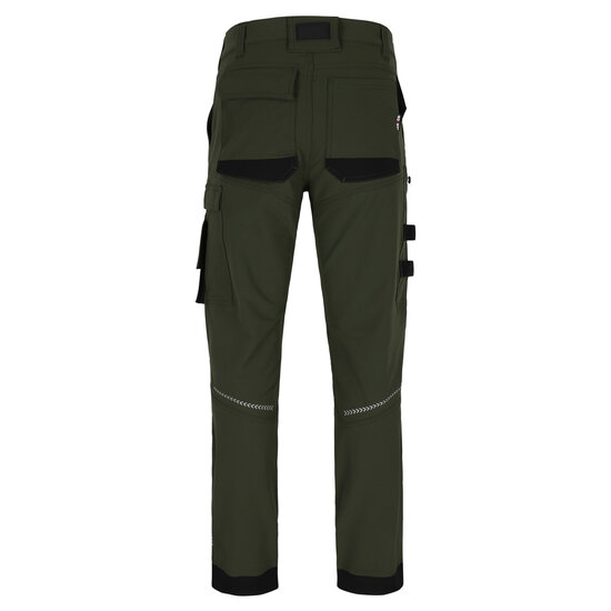 Herock Faro Broek Donker Kaki/Zwart