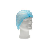 CMT haarnet (clip cap) pp non woven Blauw Large (ca 53cm) Detecteerbaar 100st zak, 1000st per doos