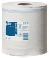 Tork Basic Centerfeed Poetspapier Universal 1-laags wit, M2, 6rol/pak