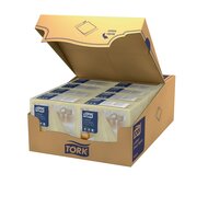 Tork Linstyler Servet Premium 1/4 vouw 1-Laags Champagne 39X39Cm 12x50st, 600st/doos