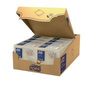 Tork Linstyle Servet Premium 1/4 vouw 1-Laags Cr&ecirc;me 39X39Cm, 12x50st, 600st/doos