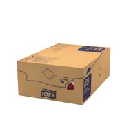 Tork Linstyler Servet Premium 1/4 vouw 1-Laags Bordeaux, 12x50st, 600st/doos