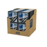 Tork Textured Dinnerservet 2-Laags Zwar 1/4 vouw 20x50st, 1.000st/doos
