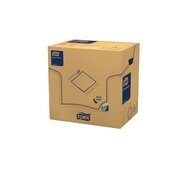 Tork Soft Dinnerservet Advanced 3-Laags Zwart 1/4 vouw 12x100st, 1.200st/doos