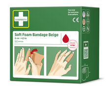 Cederroth Soft Foam Bandage Beige 6 cm x 4,5 m