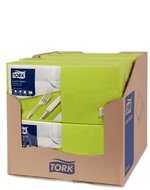 Tork Lunchservet  2-Laags Limoen 1/4 vouw, 10x200st, 2.000st/doos