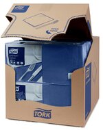 Tork Lunchservet  2-Laags Donkerblauw 1/4 vouw, 10x200st, 2.000st/doos
