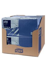 Tork Lunchservet  2-Laags Donkerblauw 1/4 vouw, 10x200st, 2.000st/doos