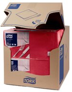 Tork Lunchservet  2-Laags Bordeauxrood 1/4 vouw, 10x200st, 2.000st/doos