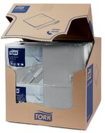 Tork Lunchservet  2-Laags Grijs 1/4 vouw, 10x200st, 2.000st/doos