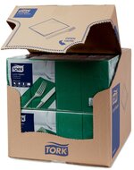 Tork Lunchservet  2-Laags Donkergroen 1/8 vouw, 10x200st, 2.000st/doos