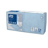 Tork Cocktailservet  2-Laags Lichtblauw 1/4 vouw, 12x200st, 2.400st/doos