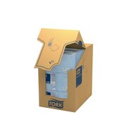 Tork Cocktailservet  2-Laags Lichtblauw 1/4 vouw, 12x200st, 2.400st/doos