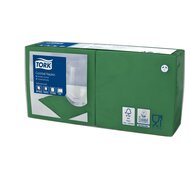 Tork Cocktailservet  2-Laags Donkergroen 1/4 vouw, 12x200st, 2.400st/doos