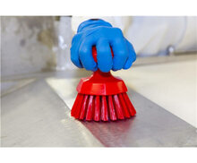 Vikan Harde Ronde Werkborstel 110mm Rood