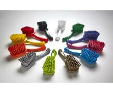 Vikan Harde Afwasborstel Met Korte Steel 270mm Oranje 