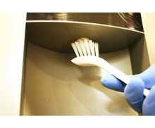 Vikan Precisieborstel Met Schraper 150mm Wit