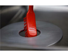 Vikan Medium Vaatborstel Smalle Borstelkop 290mm Rood