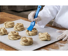 Vikan Zachte Platte Deegborstel 30mm Blauw