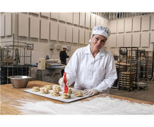 Vikan Zachte Platte Deegborstel 30mm Rood