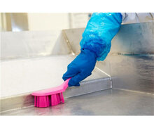 Vikan UST Afwasborstel Korte Steel Hard 260mm Roze