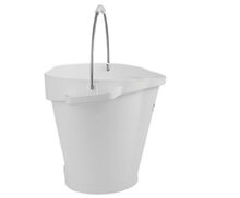 Vikan 20L Emmer Met Schenktuit en Maatverdeling Wit