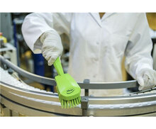 Vikan Harde Afwasborstel Met Korte Steel 270mm Limoen