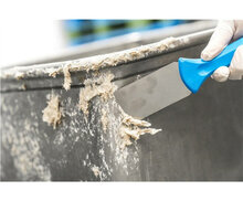 Vikan RVS Handschraper Smal 50mm Blauw