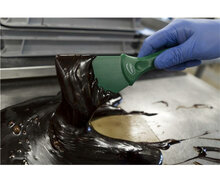 Vikan Nylon Handschraper Breed 100mm Groen