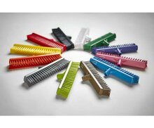 Vikan Hygiene Bezem Combi Zacht/Hard Wit 410mm