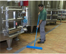 Vikan Harde Brede Vloerschrobber Blauw 470mm