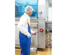 Vikan Hygi&euml;ne Medium Wormhuisborstel Rood 130mm