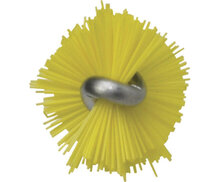 Vikan Pijpborstel Midium Voor Flexibele Kabel &Oslash;12, 200mm Geel