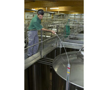 Vikan Nylon Flexibele Kabel Met Handvat 1505mm Wit