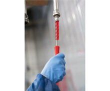 Vikan Harde Afvoerborstel &Oslash;15mm, 310mm Rood