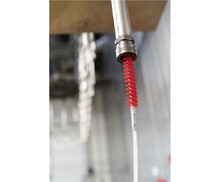 Vikan Harde Afvoerborstel &Oslash;15mm, 310mm Rood