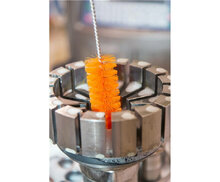 Vikan Harde Pijpborstel Met Handvat &Oslash;40, 500mm Oranje