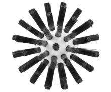 Vikan Steelmodel Pijpborstel Hard &Oslash;63, 150mm Zwart