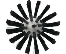 Vikan Steelmodel Pijpborstel Medium &Oslash;77, 155mm Zwart