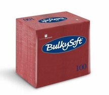 Bulkysoft servetten 2lgs 40x40cm, doos 2000 stuks - 1/8 vouw Bordeaux