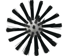 Vikan Steelmodel Pijpborstel Medium &Oslash;90, 160mm Zwart