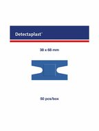 Detectaplast detect. kneuke textielpleister elastisch blauw 50 stuks