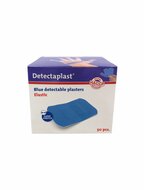Detectaplast detect. textielpleister elastisch blauw 50 x72 mm 50st