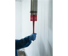 Vikan Medium Harde Pijpborstel Met Handvat (uit een stuk), &Oslash;90, 460mm Rood