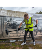 Streamline&reg; OVA8&reg; 30T Koolstofvezel Watergevoede Telescoopsteel &ndash; 13,7 m / 45 ft